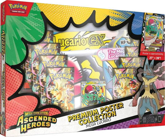 Pokémon Ascended Heroes: Mega Lucario Premium Poster Collection - Random Spot Break (1)